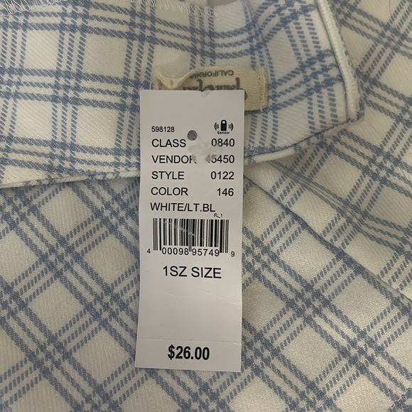 Pacsun blue and white plaid skirt new with tags - Picture 3 of 5